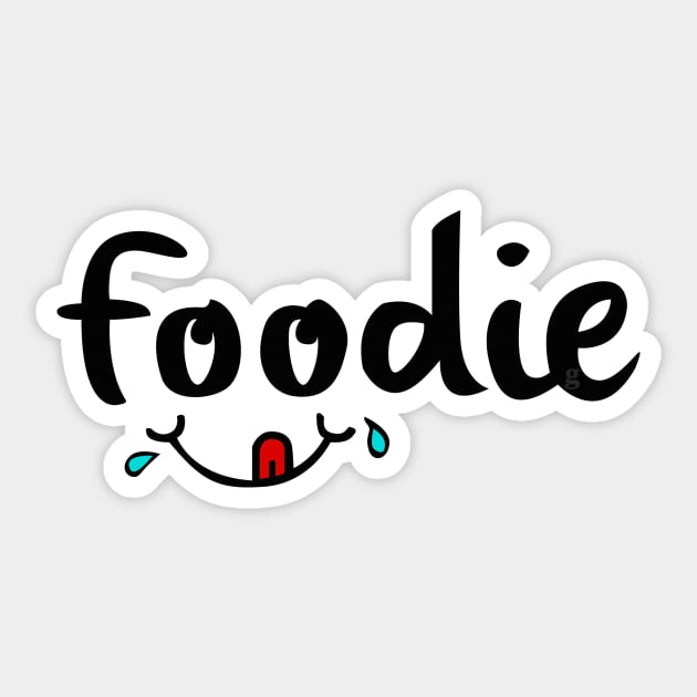 foodie! Sticker by gtee